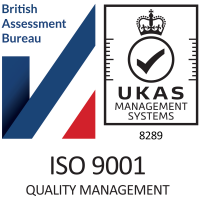 We're BAB ISO 9001 Accredited
